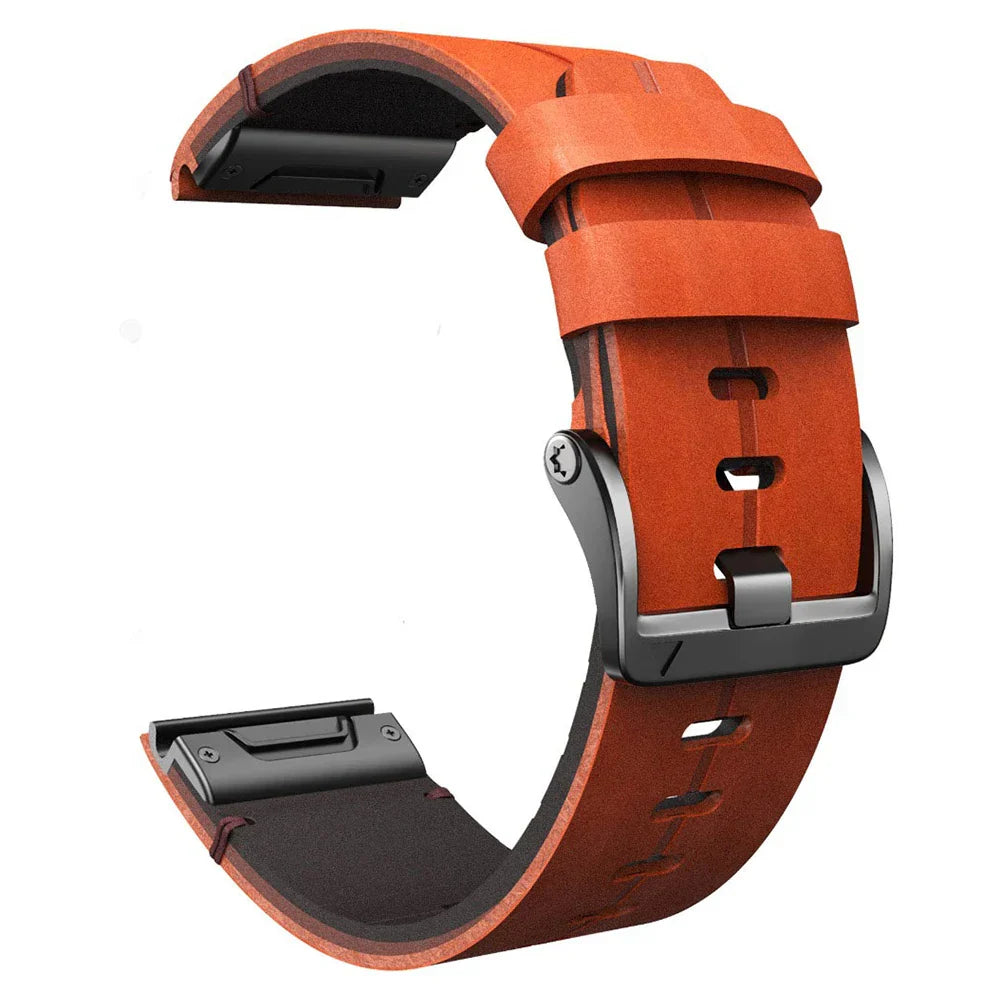 Quick-Fit Strap | 26mm (Genuine Leather & Titanium) - 2 colors